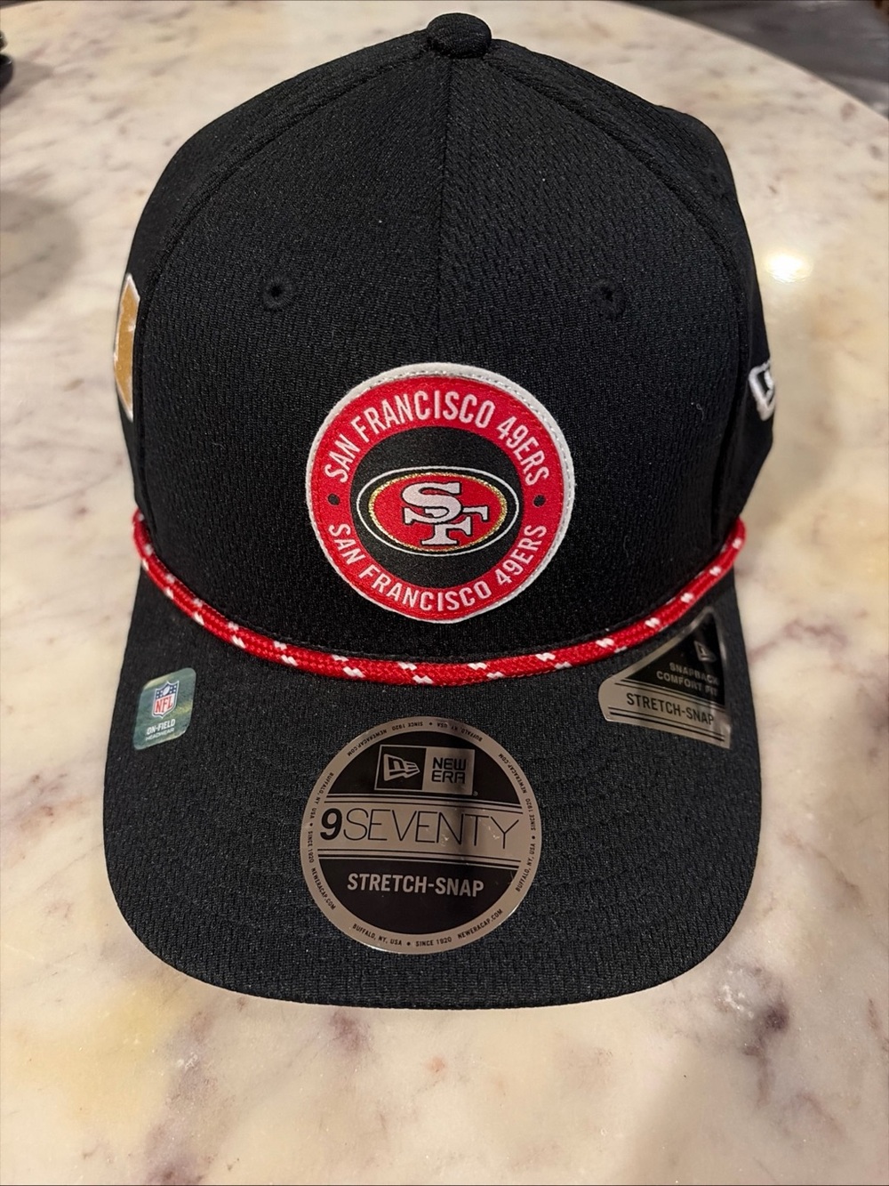 NWT New Era San Francisco 49ers 9Seventy Stretch Shanahan SnapBack 2024 Sideline